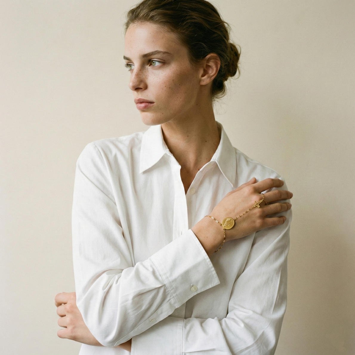 Armband Feines Kreuz & Wundertätige Medaille