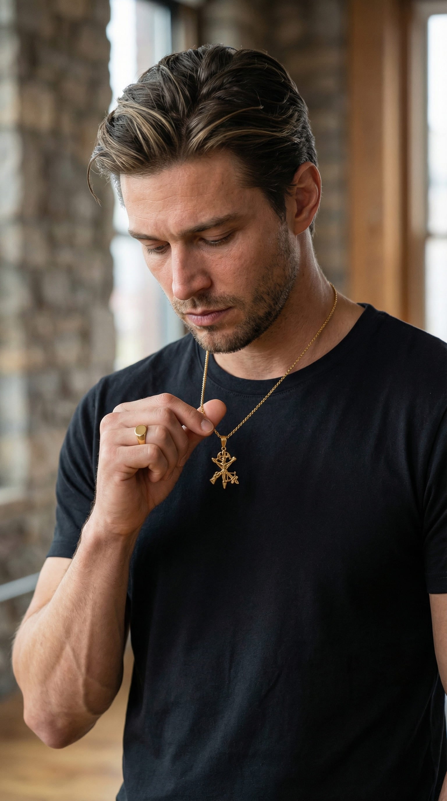 Halskette Kreuz mit Jesus