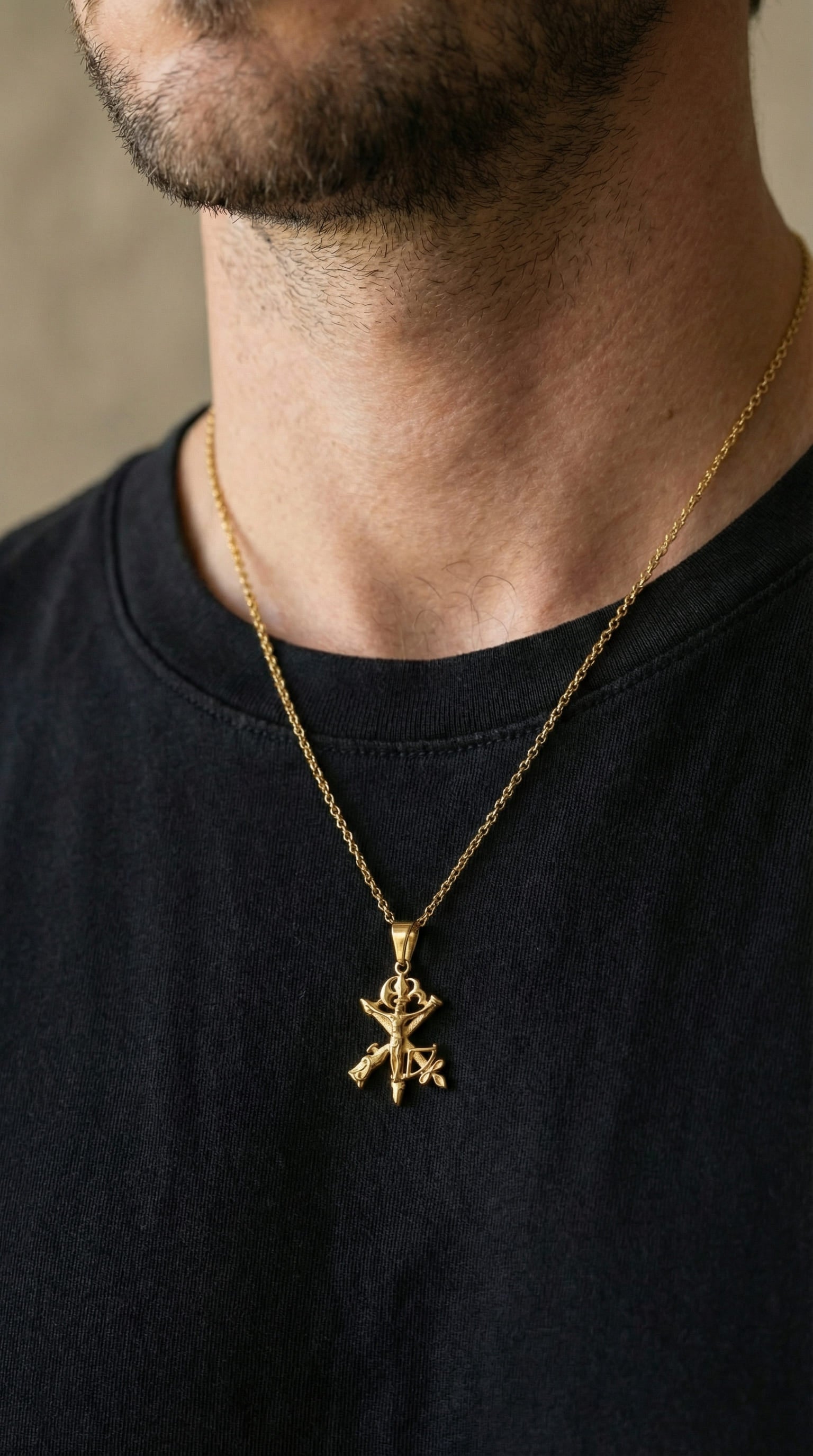 Halskette Kreuz mit Jesus