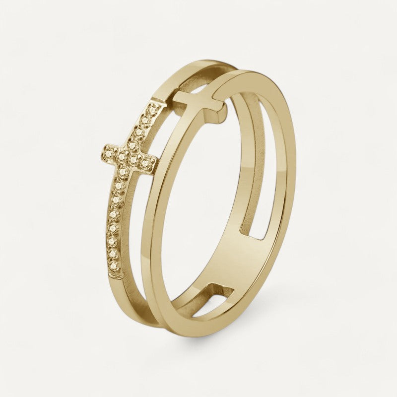 Doppelring Kreuzring