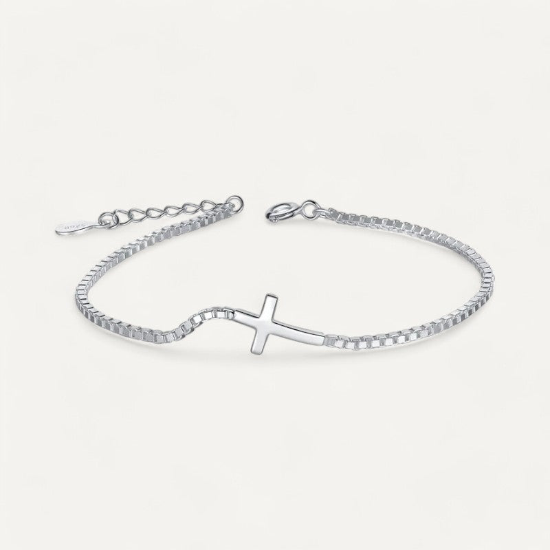 Armband Kreuz mit Kette