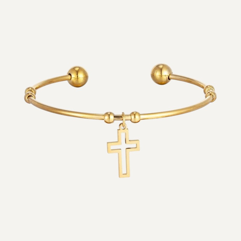 Armband mit hängendem Kreuz