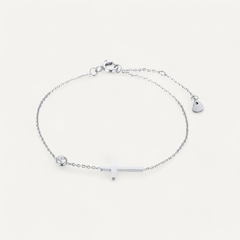 Einfaches Kreuz-Armband für Damen