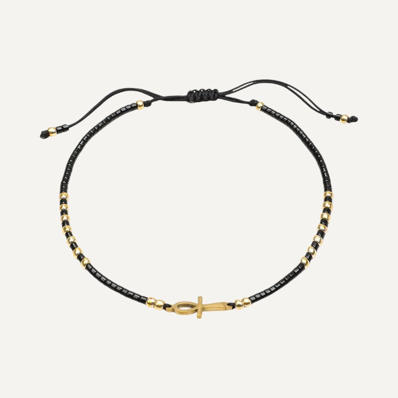 Armband mit ägyptischen Kreuzanhängern