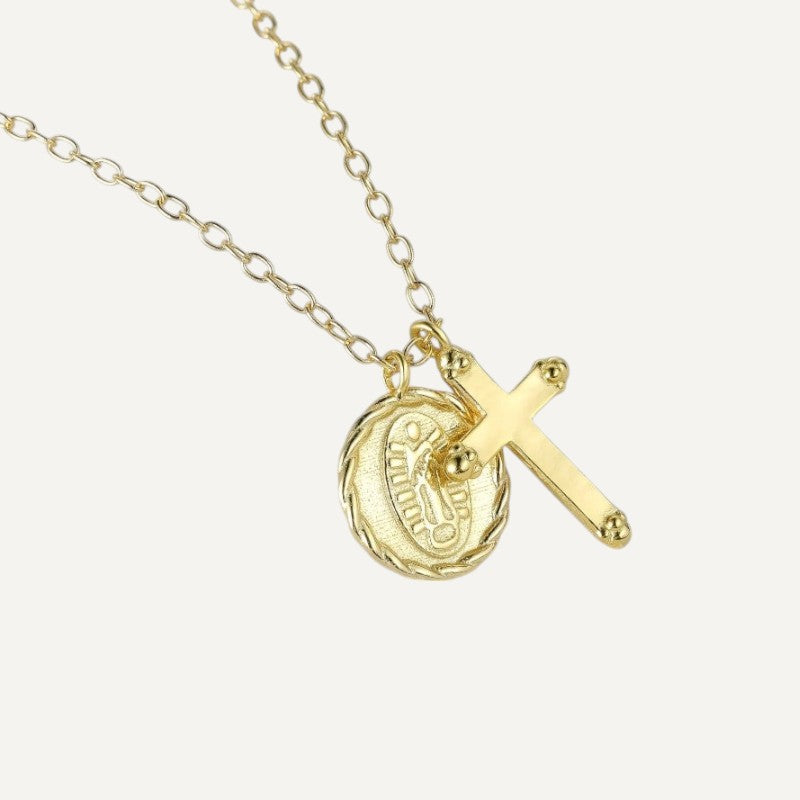 Kettenanhänger Kreuz Choker aus 925 Sterling Silber