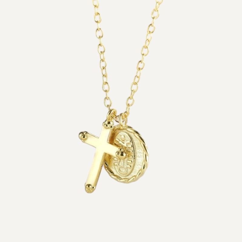 Kettenanhänger Kreuz Choker aus 925 Sterling Silber