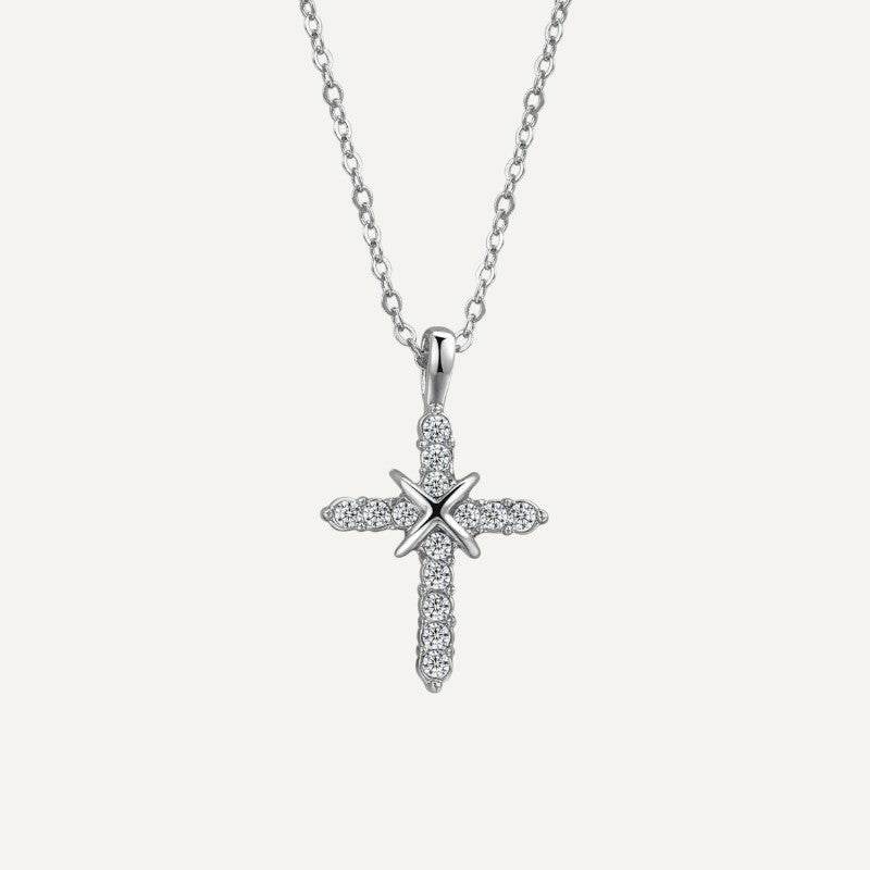 Roségoldene Kreuzkette