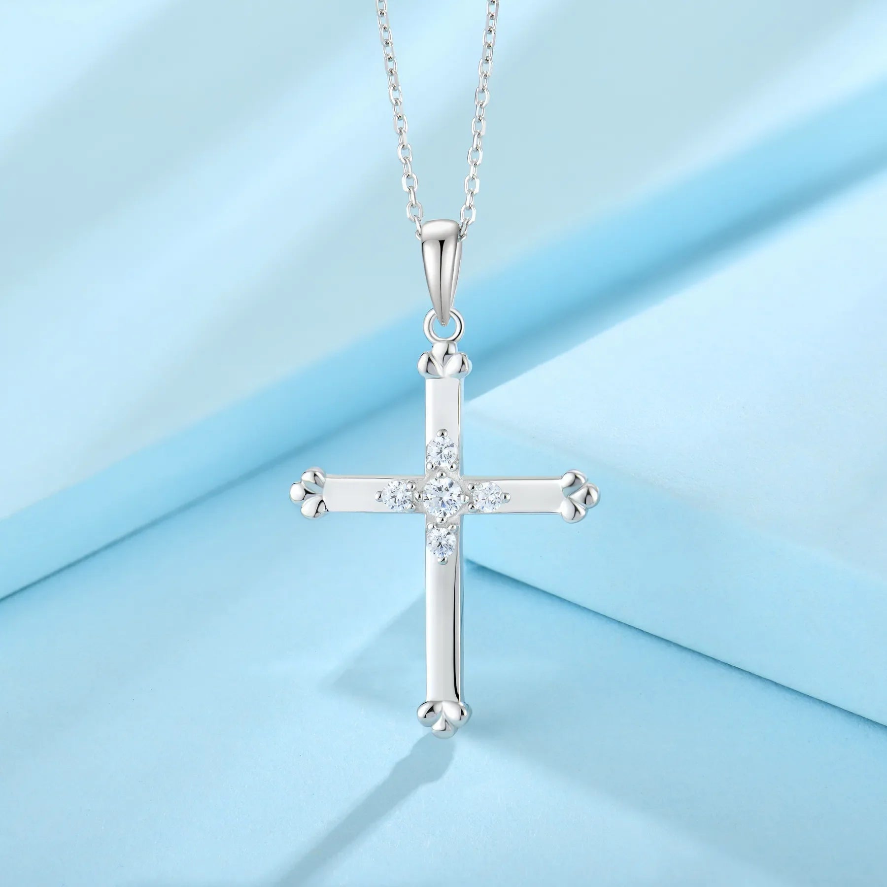 Luxuriöse Damen-Kreuz-Halskette