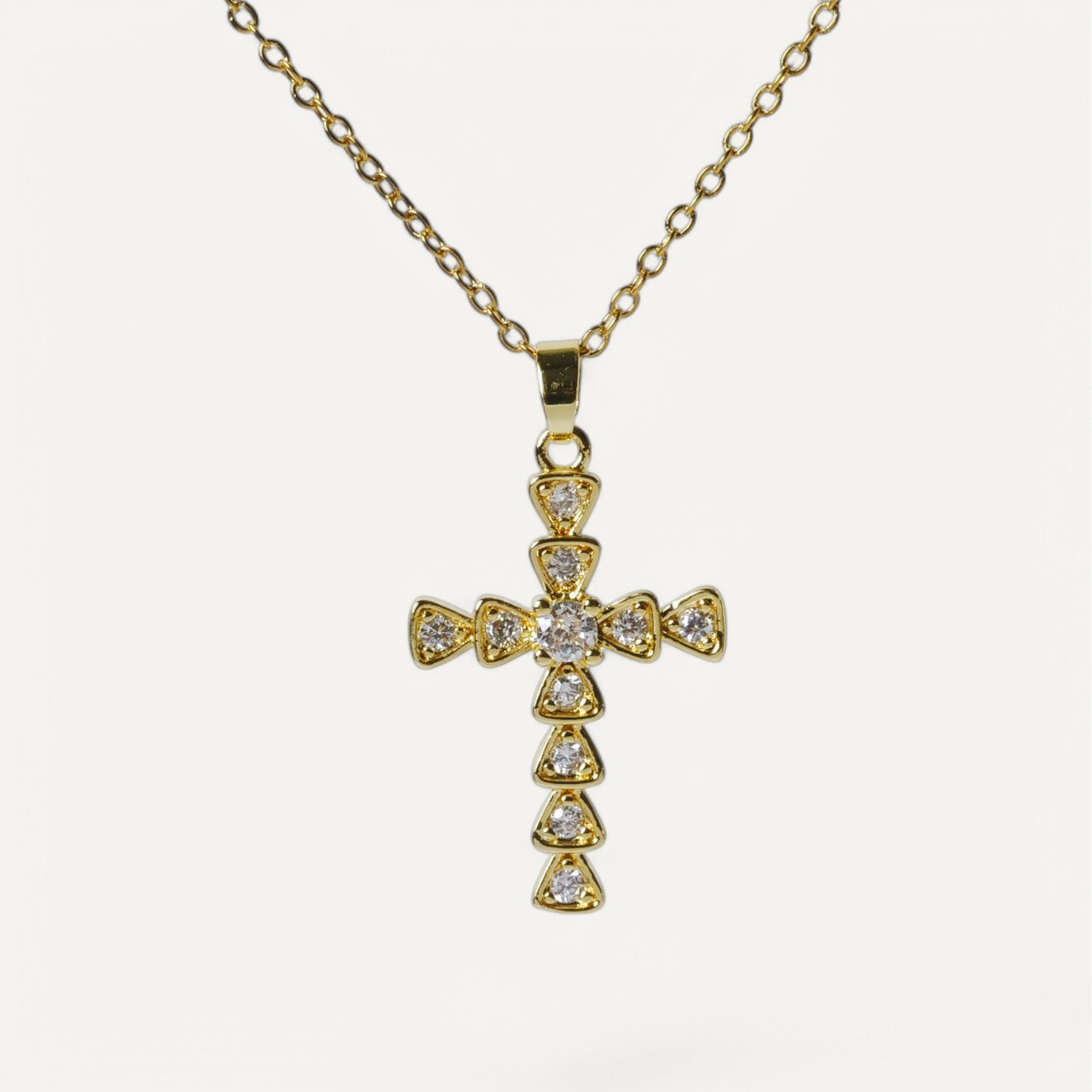 Kreuzanhänger Éclat mit Kristallen