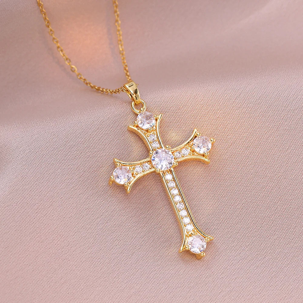 Elegante Christliche Kreuzkette