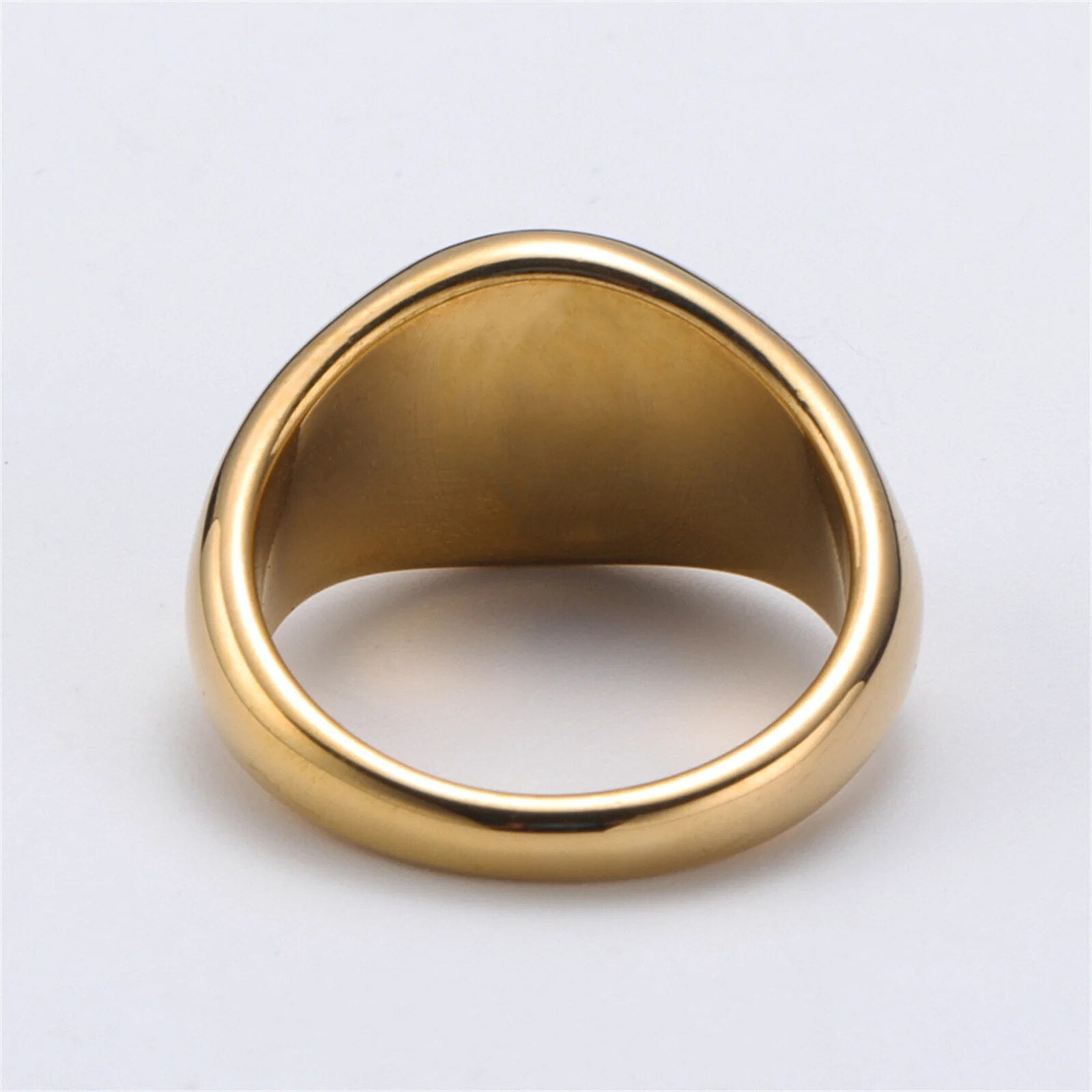 Vergoldeter Jerusalemer Kreuzring