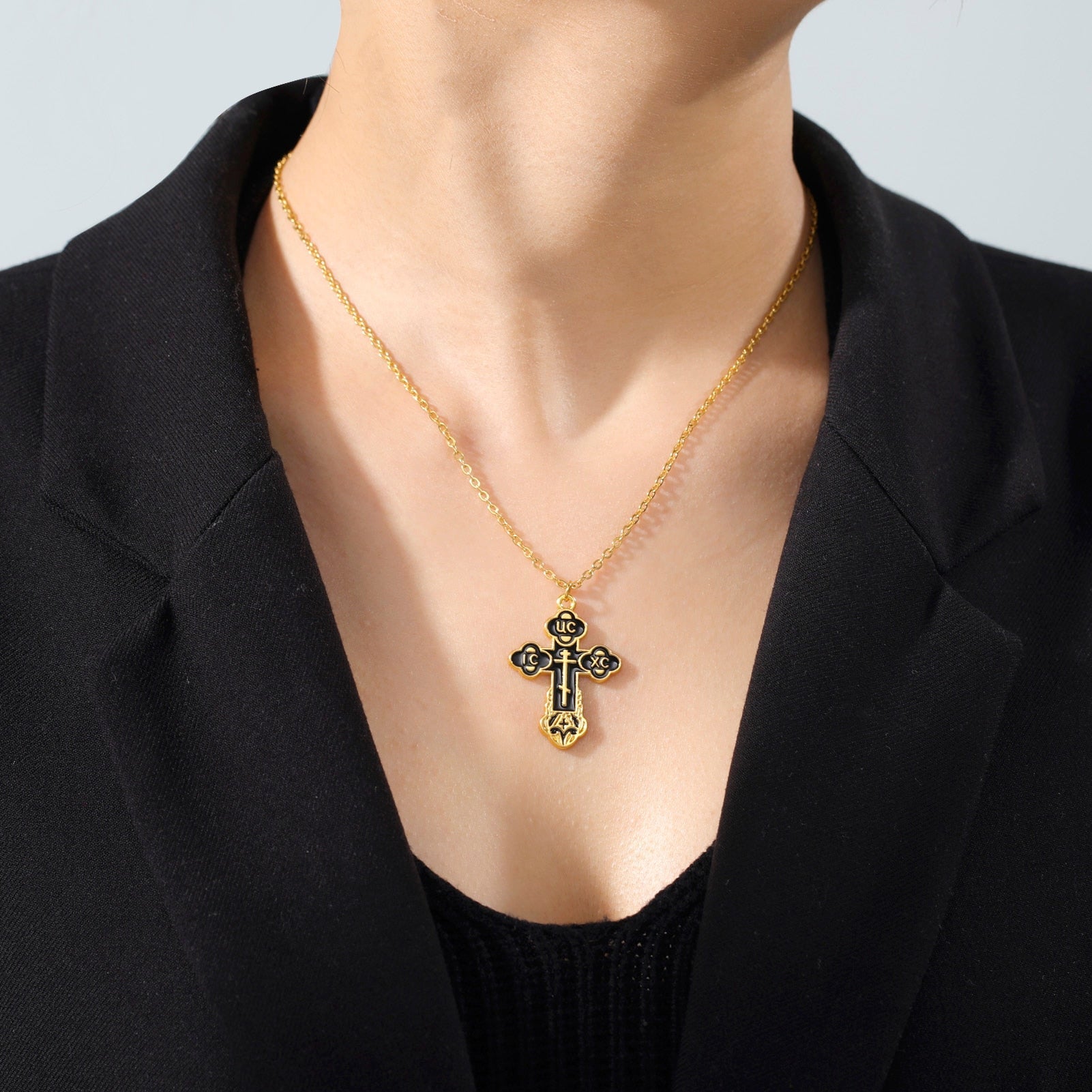 Orthodoxe Stil Kreuzkette