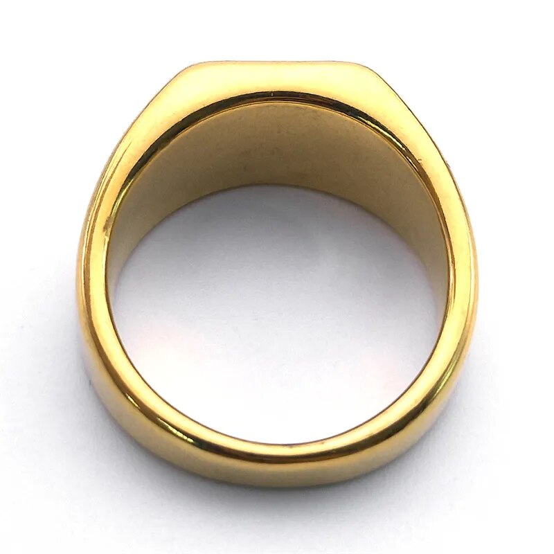 Kreuzring mit biblischer Gravur