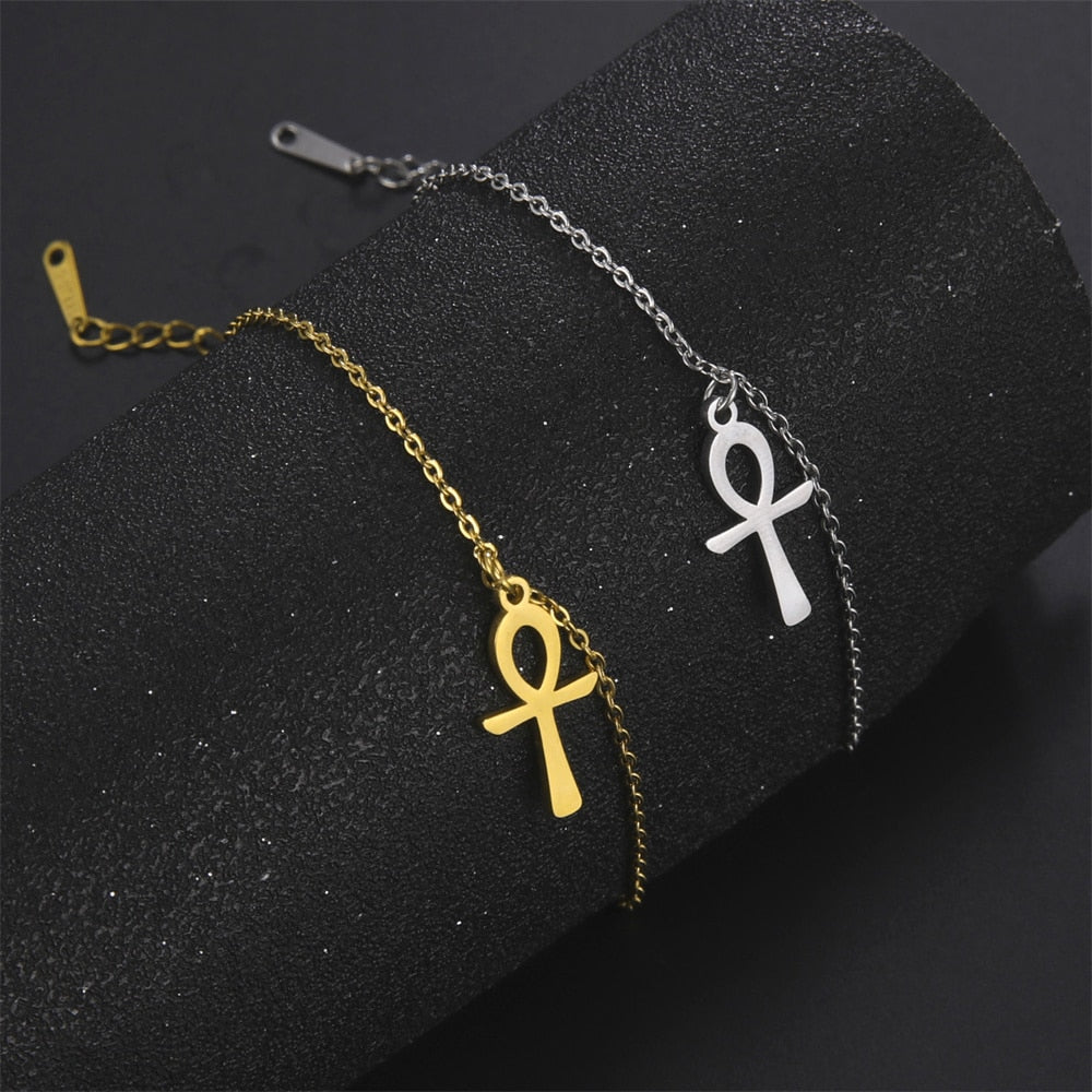 Ankh-Kreuzarmband (Lebenskreuz-Armband)