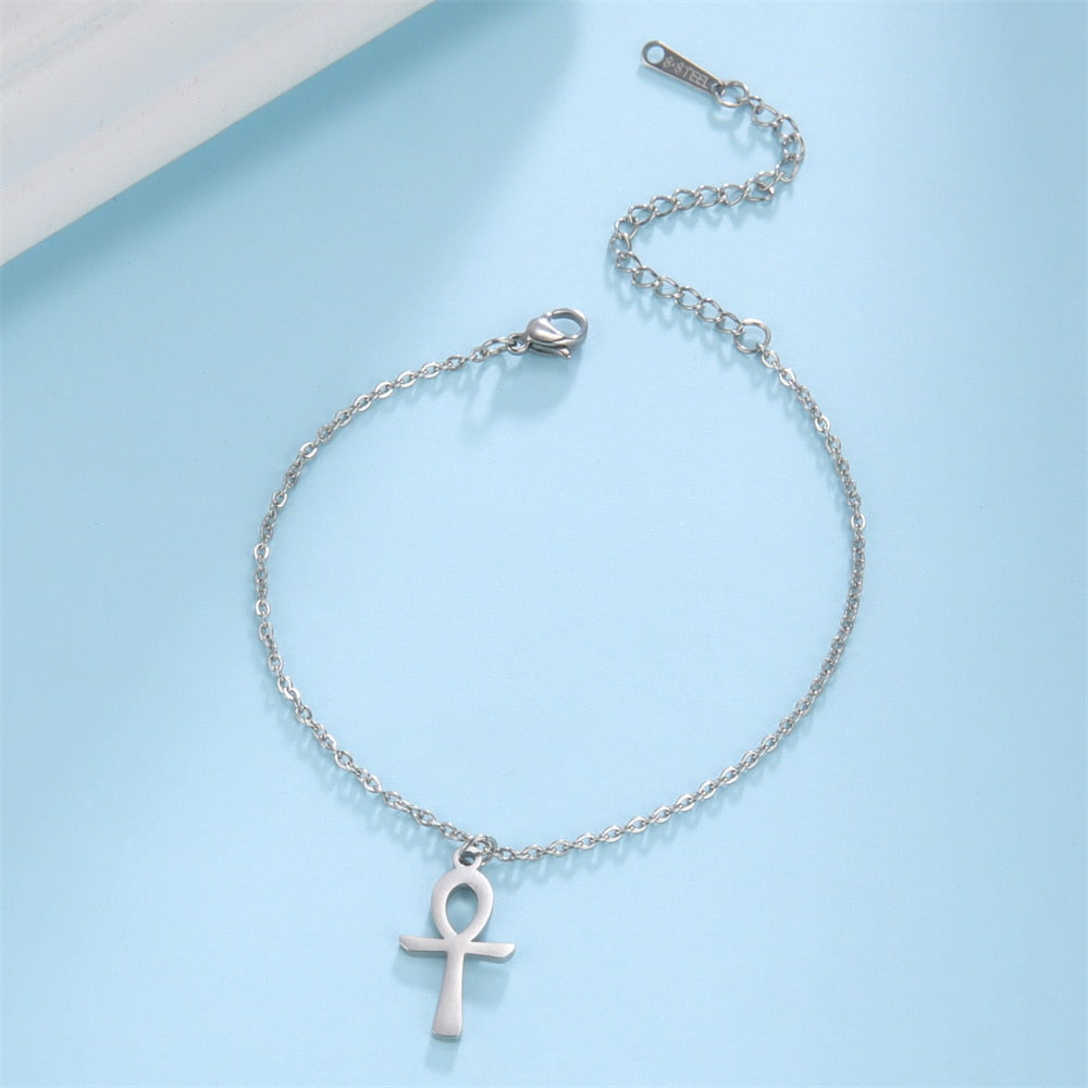 Ankh-Kreuzarmband (Lebenskreuz-Armband)