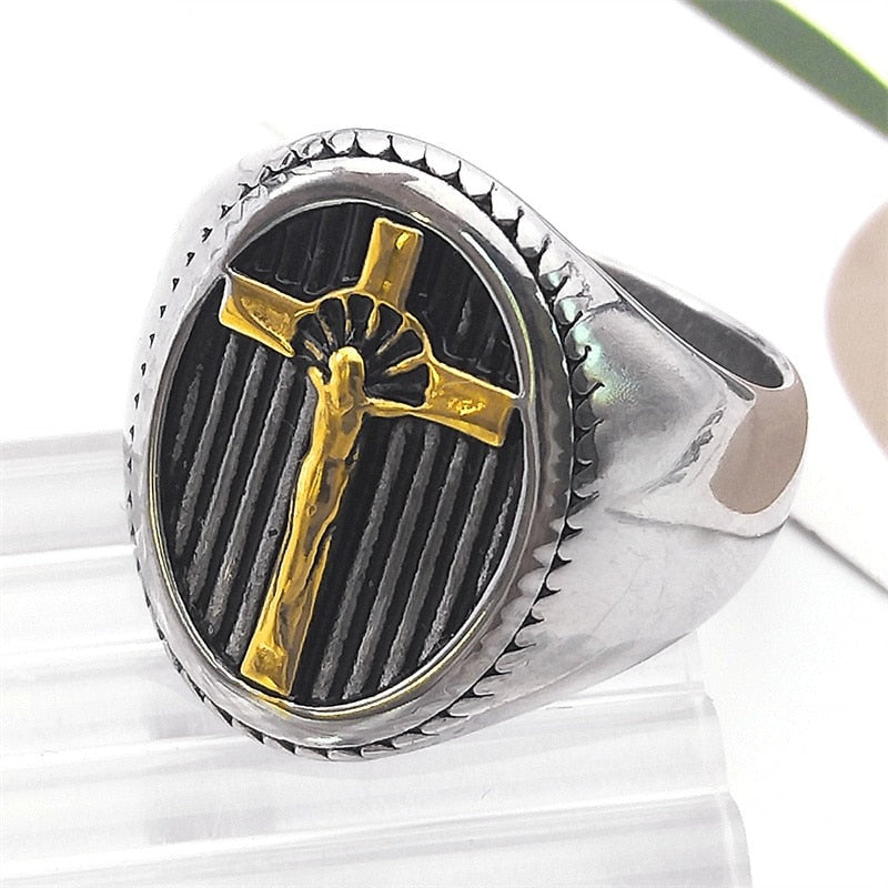 Jesus Kreuz Siegelring