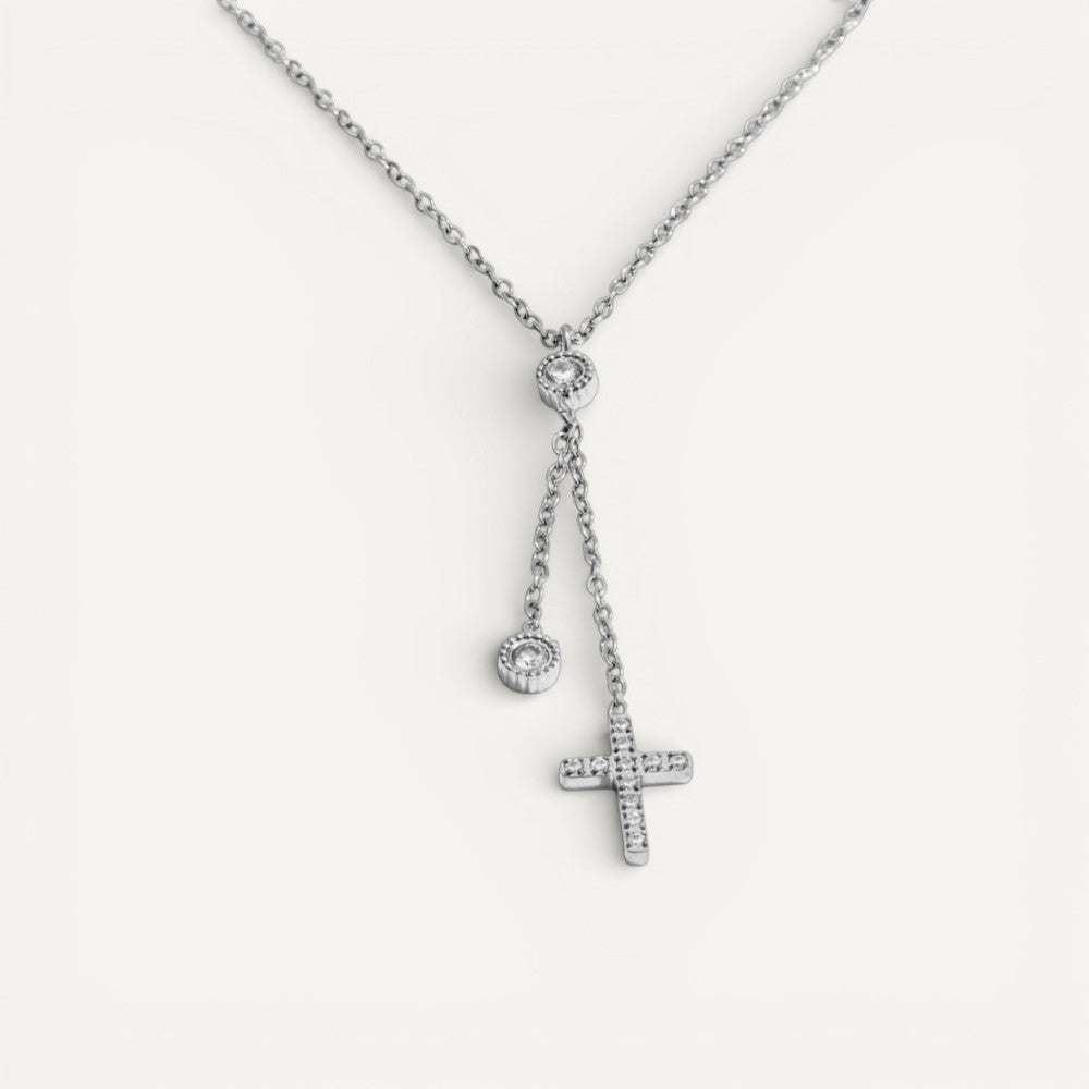 Kreuz Halskette Y Design elegant