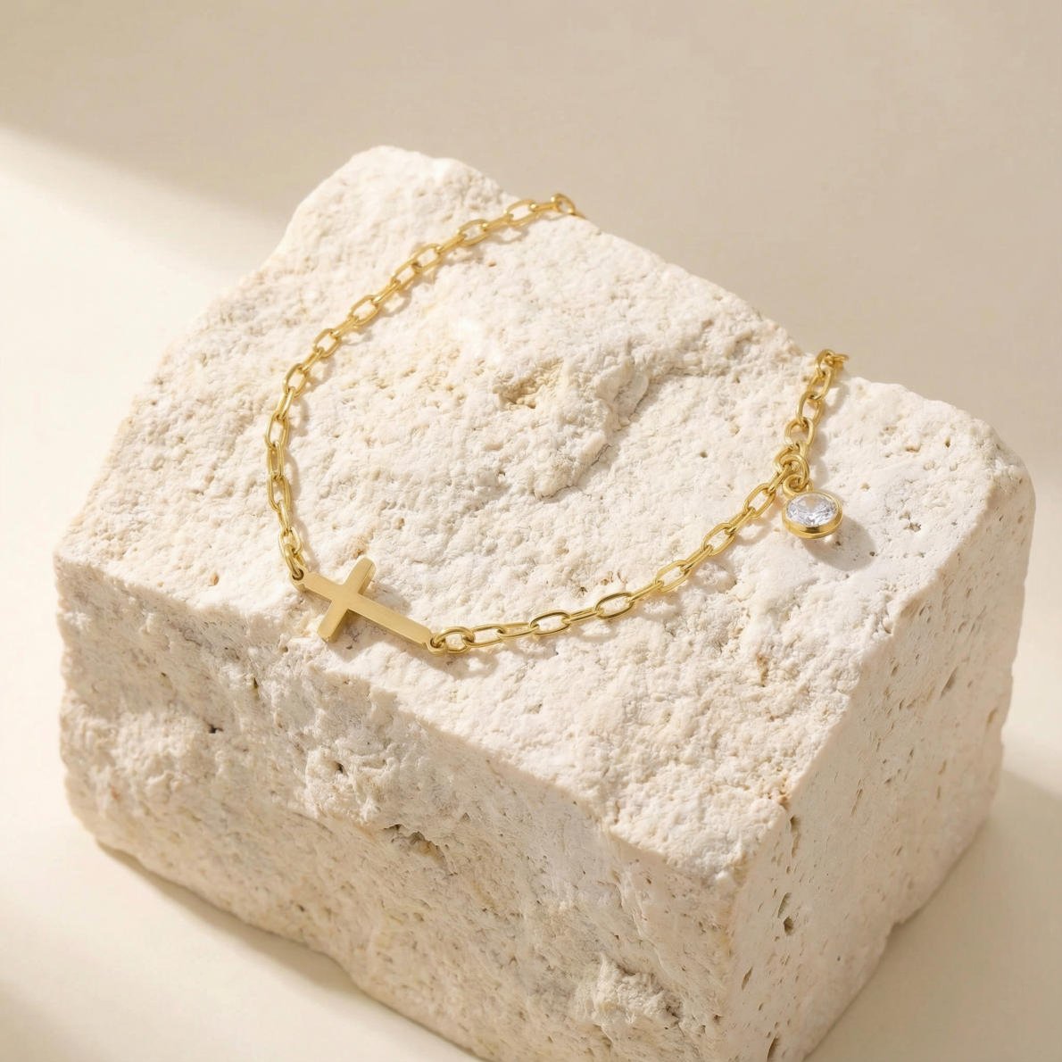 Armband mit Horizontalem Kreuz