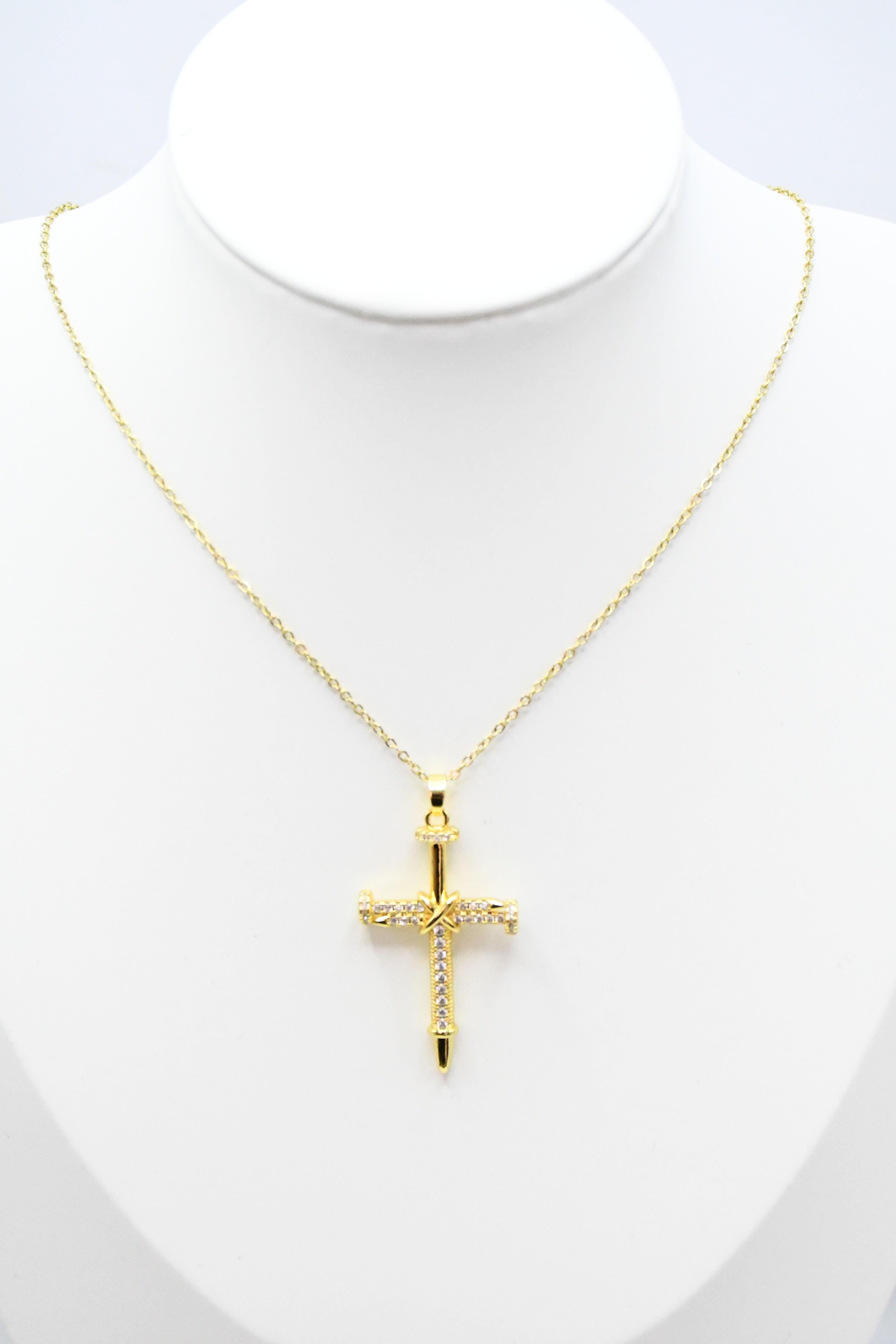 Collier Croix Scintillante