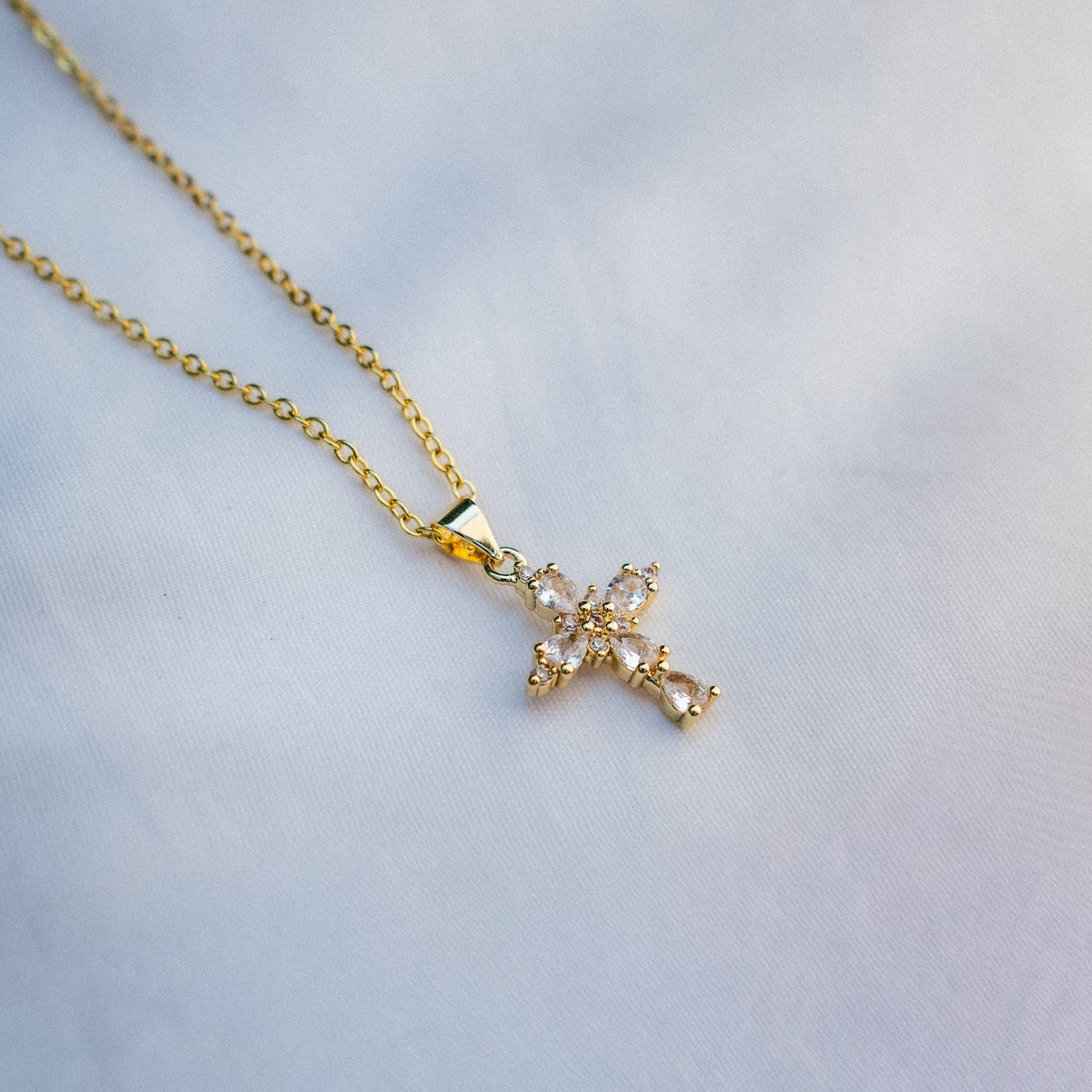 Kette Kreuz Reines Licht