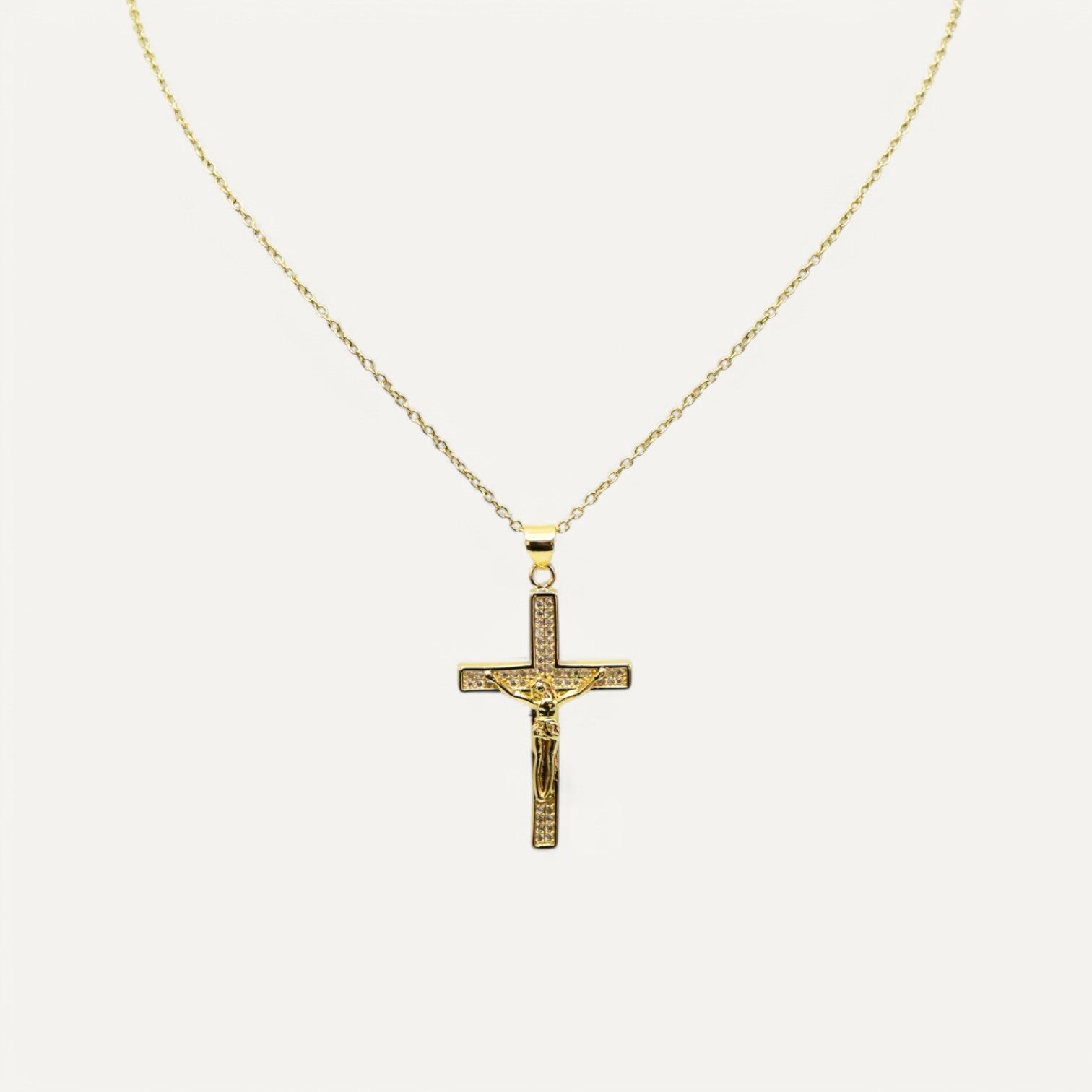 Kreuzanhänger mit Heiligem Kristall