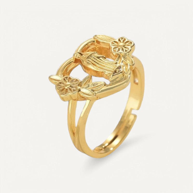 Ring mit der Blühenden Jungfrau Maria