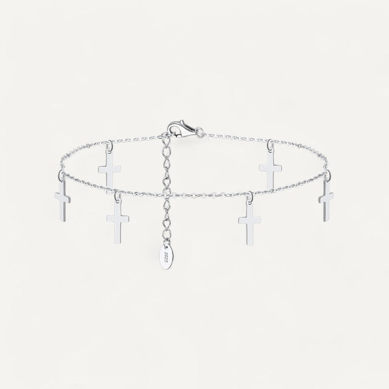 Knöchelarmband mit Kreuz