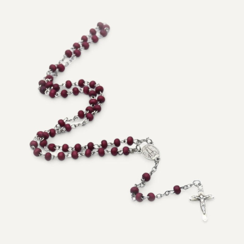 Roter Katholischer Rosenkranz