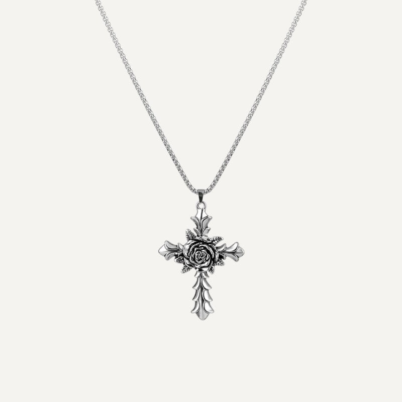 Gothic Kreuzkette für Damen