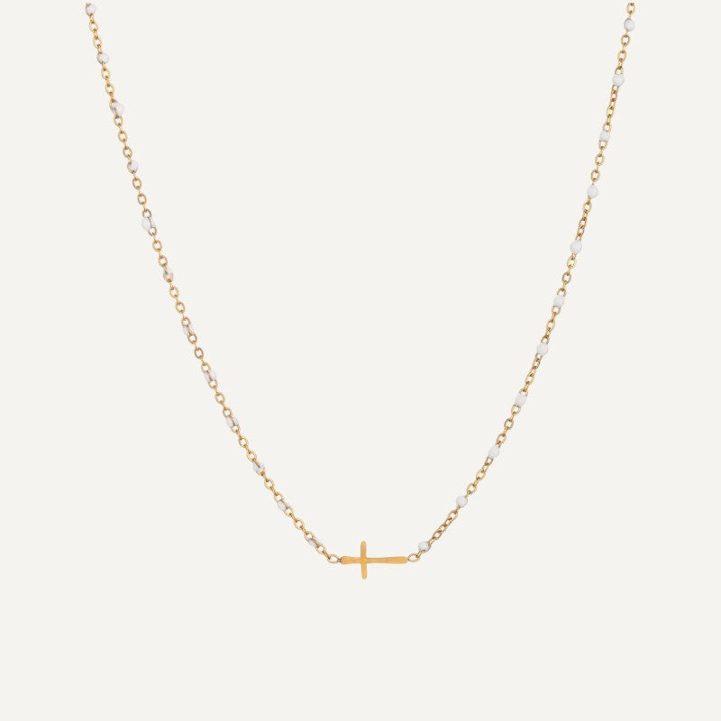 Choker mit Kreuzanhänger