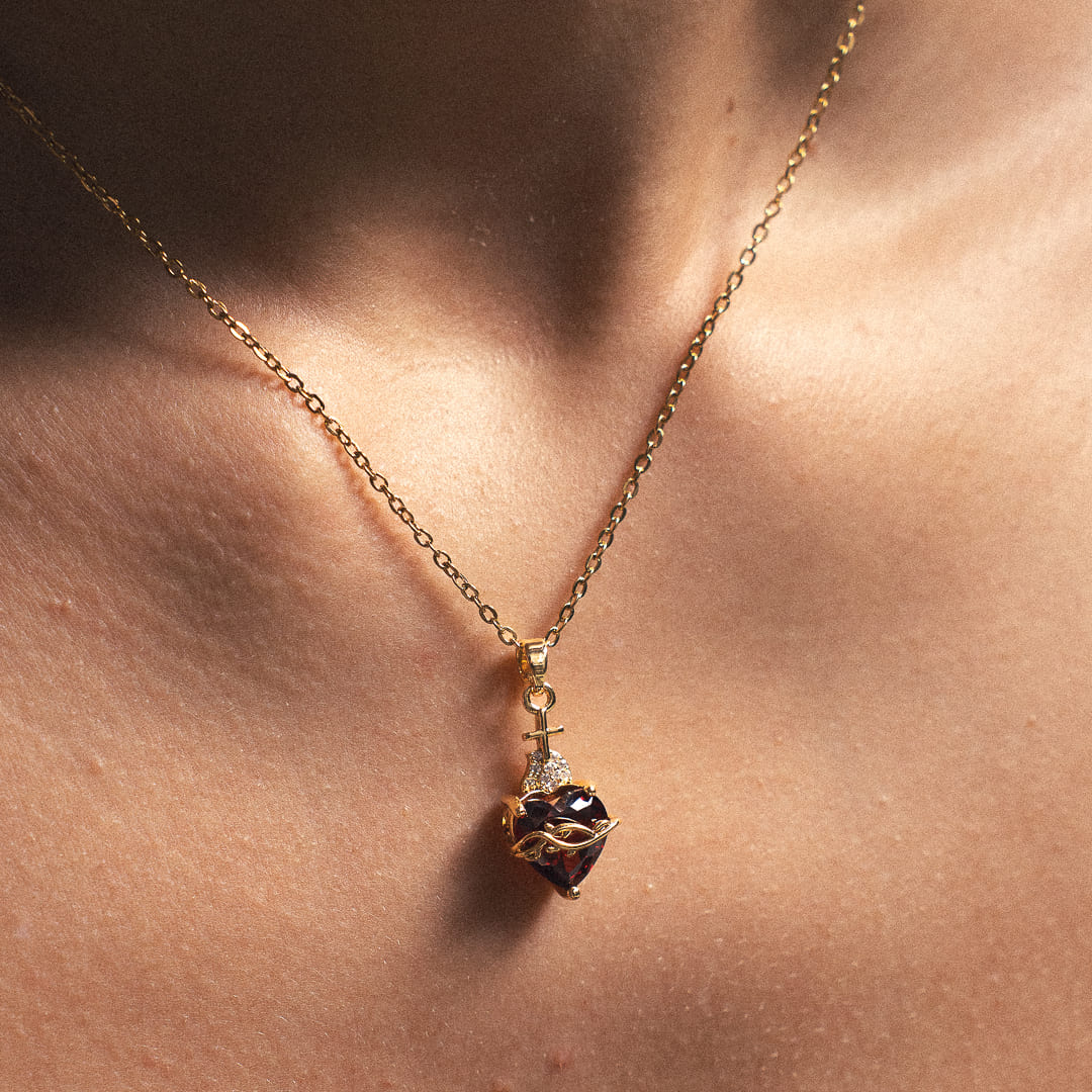 Halskette mit Heiligem Herz