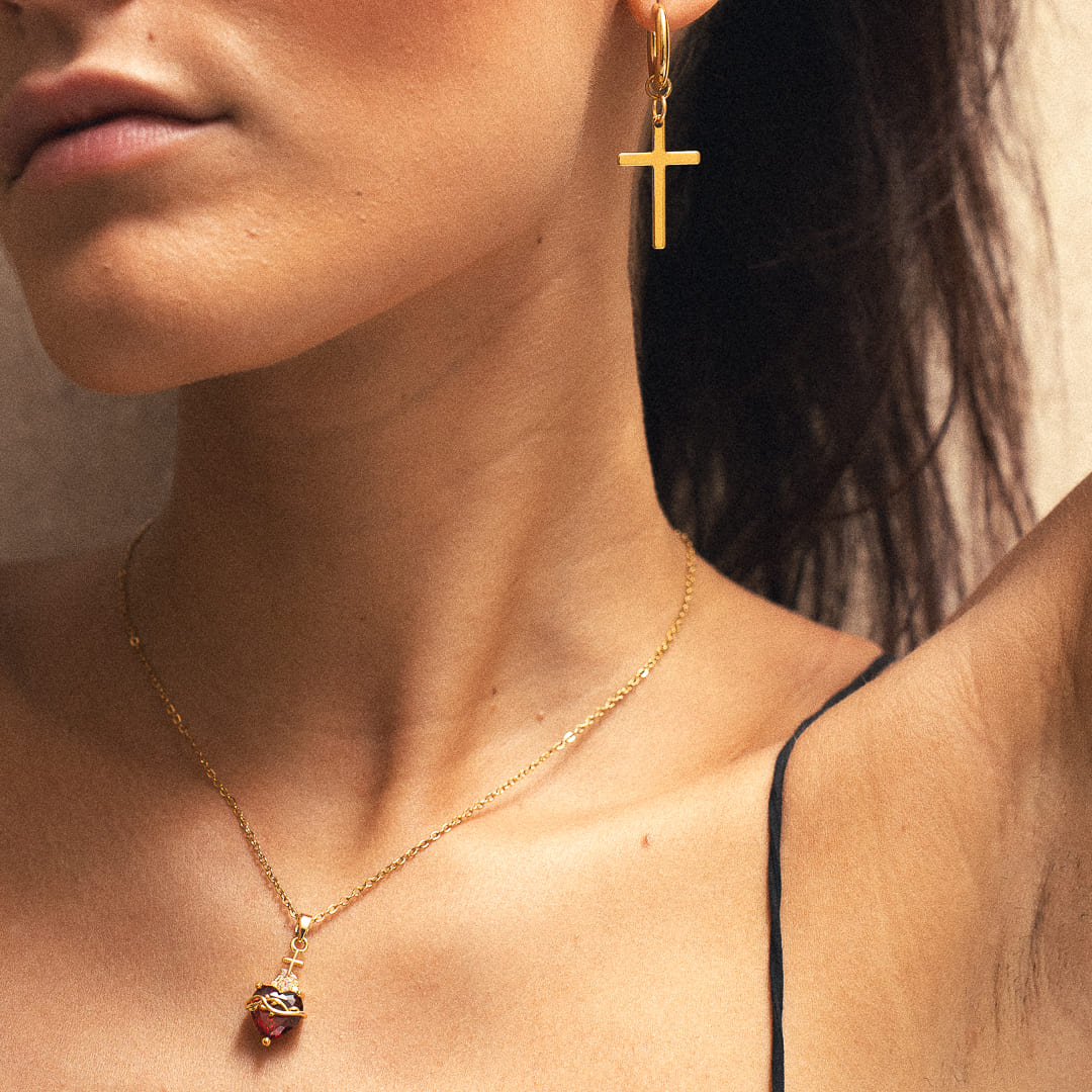 Halskette mit Heiligem Herz