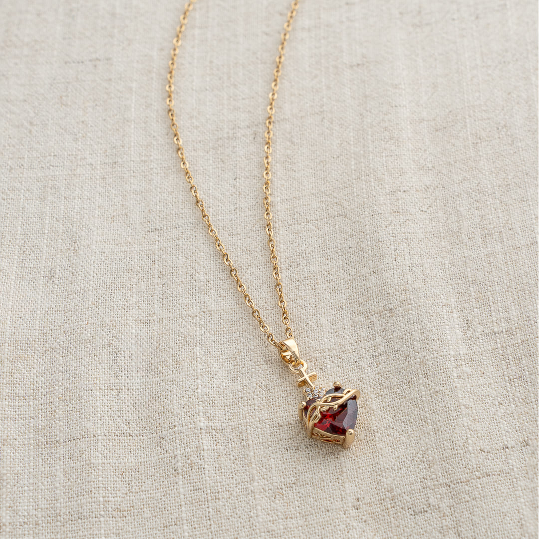 Halskette mit Heiligem Herz