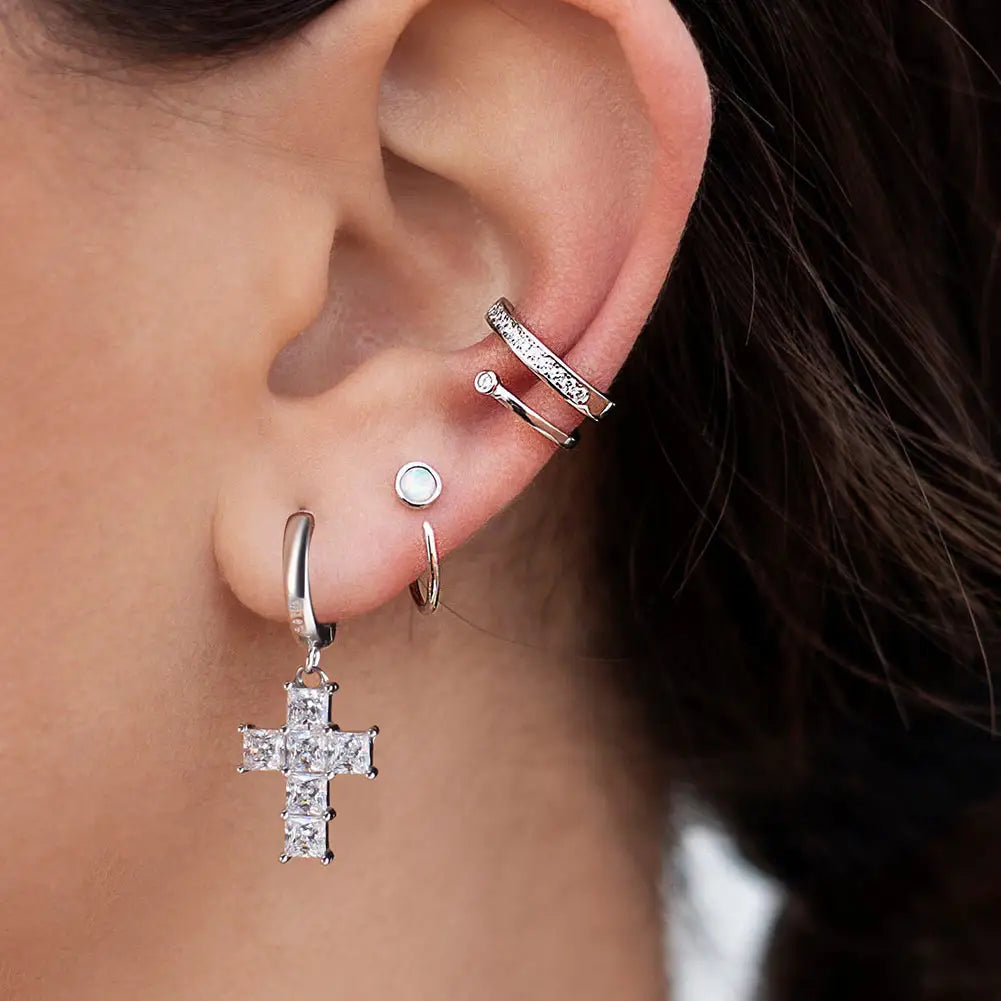 Boucles D'Oreilles Argent Sterling 925
