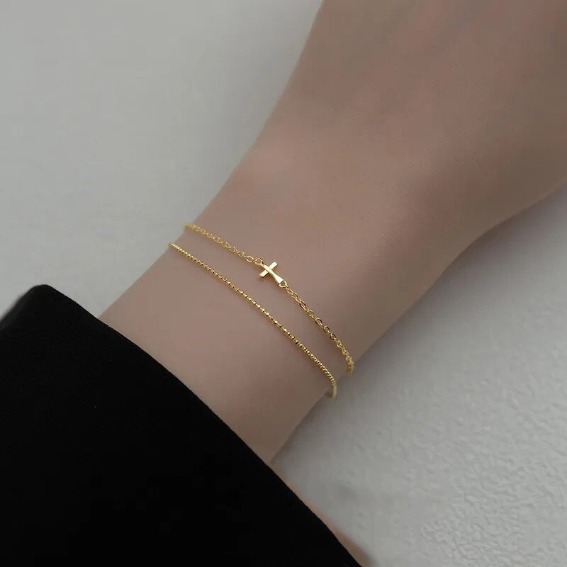 Armband Kreuz Licht des Glaubens