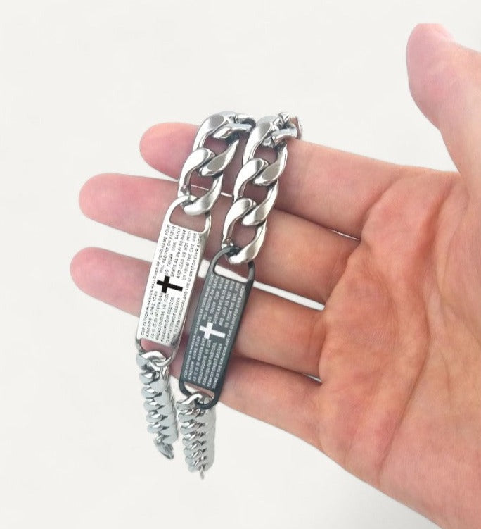 Herrenarmband mit Kreuz – maskuline Eleganz trifft Spiritualität