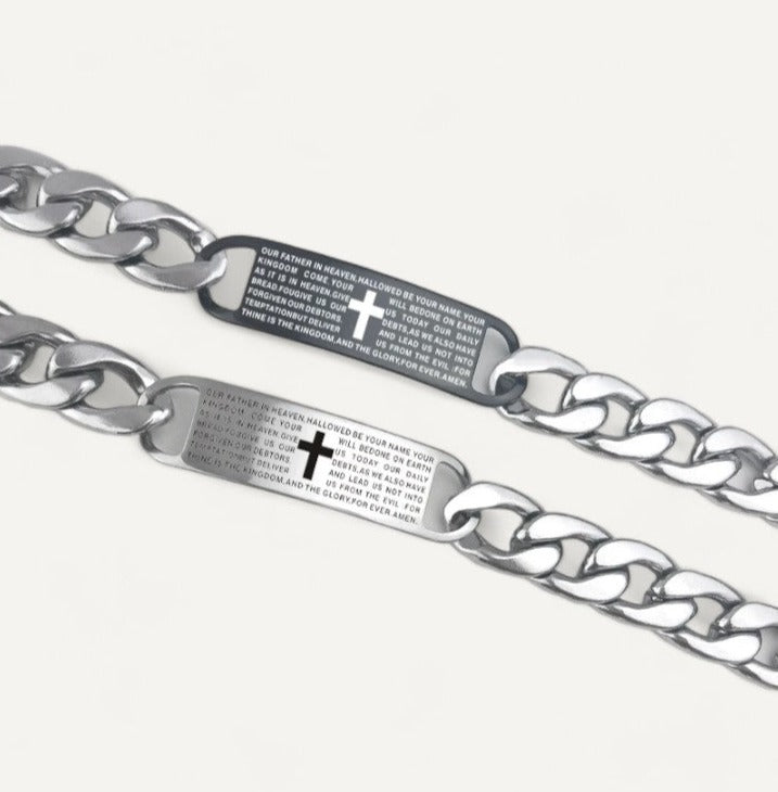 Herrenarmband mit Kreuz – maskuline Eleganz trifft Spiritualität