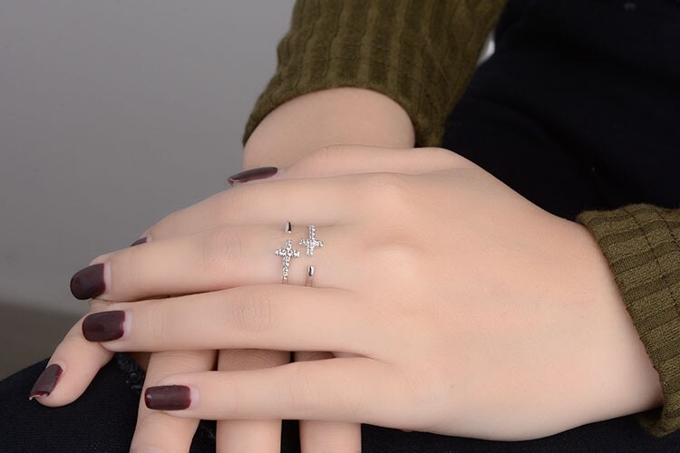 Doppelkreuz-Ring