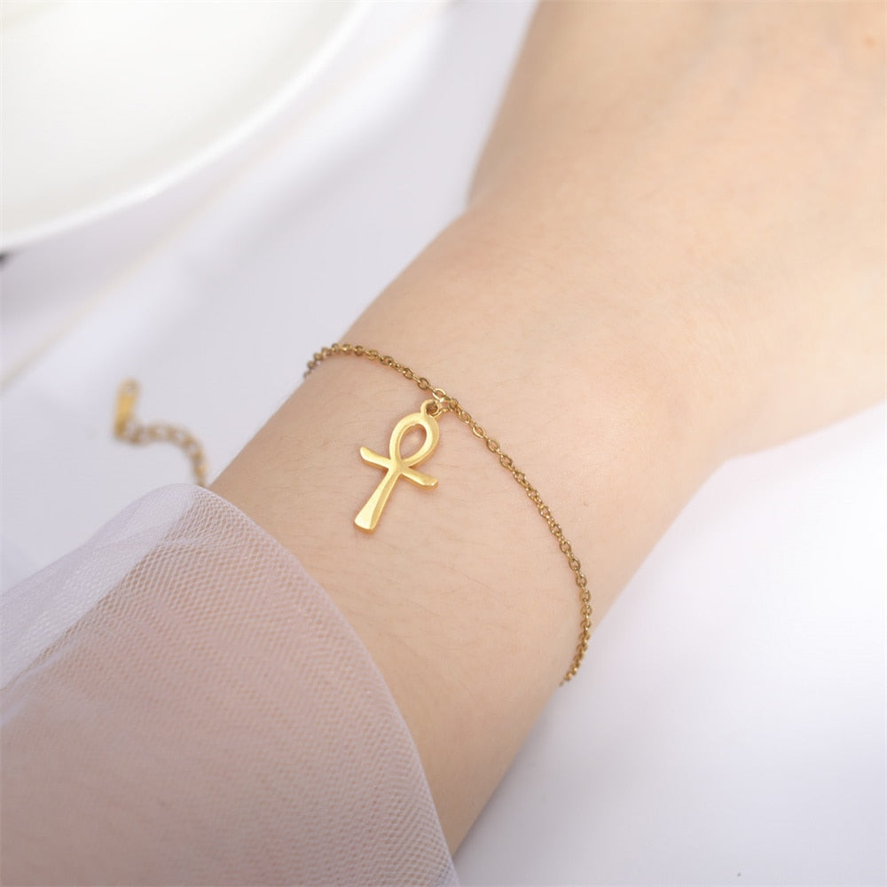 Ankh-Kreuzarmband (Lebenskreuz-Armband)