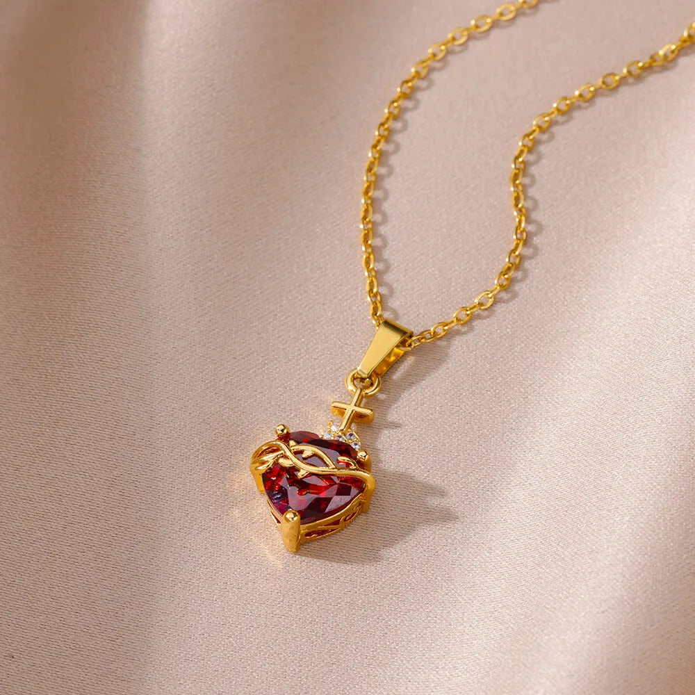 Halskette mit Heiligem Herz