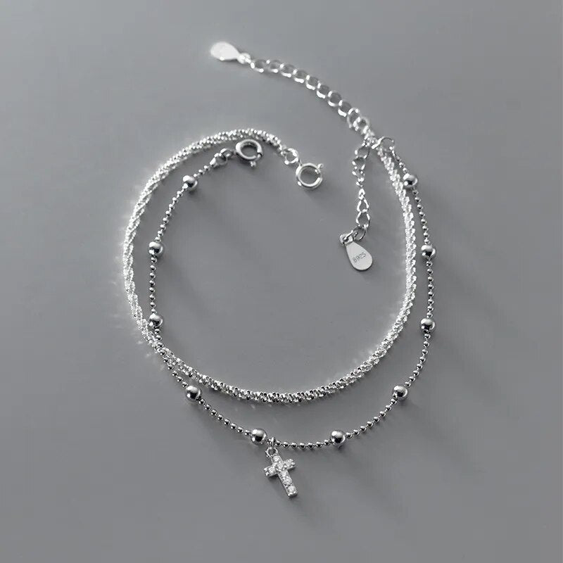 Armband Kreuz Himmlischer Glanz