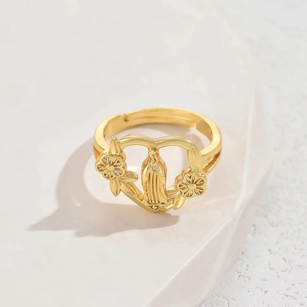 Ring mit der Blühenden Jungfrau Maria