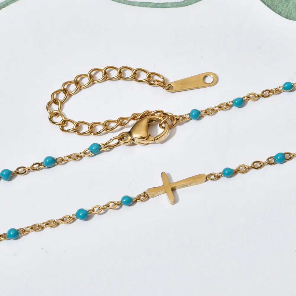 Choker mit Kreuzanhänger