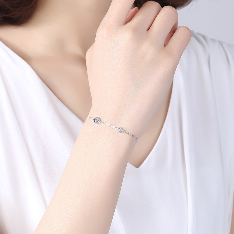 Armband mit Kreuz und Nazar-Amulett (Böser Blick)