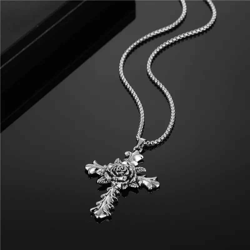 Gothic Kreuzkette für Damen