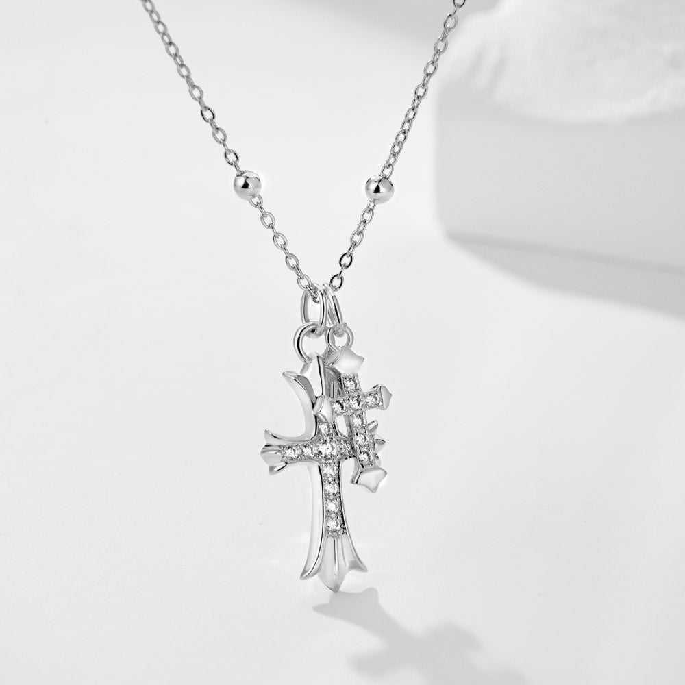 Partner-Kreuz-Halskette