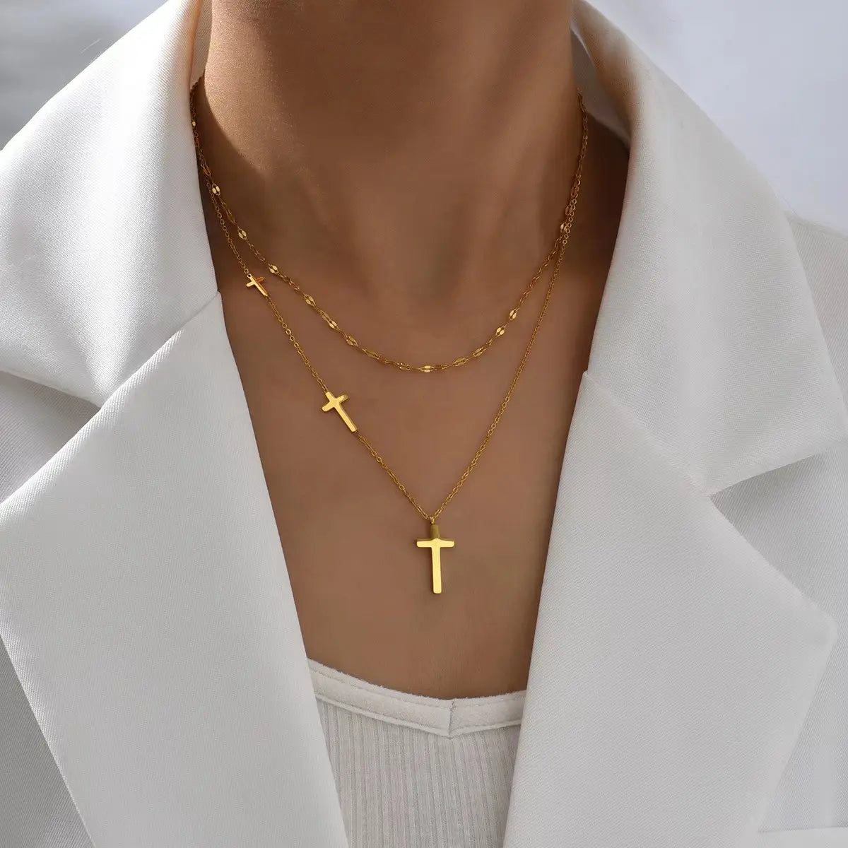 Dreifaltigkeits-Kreuz-Halskette