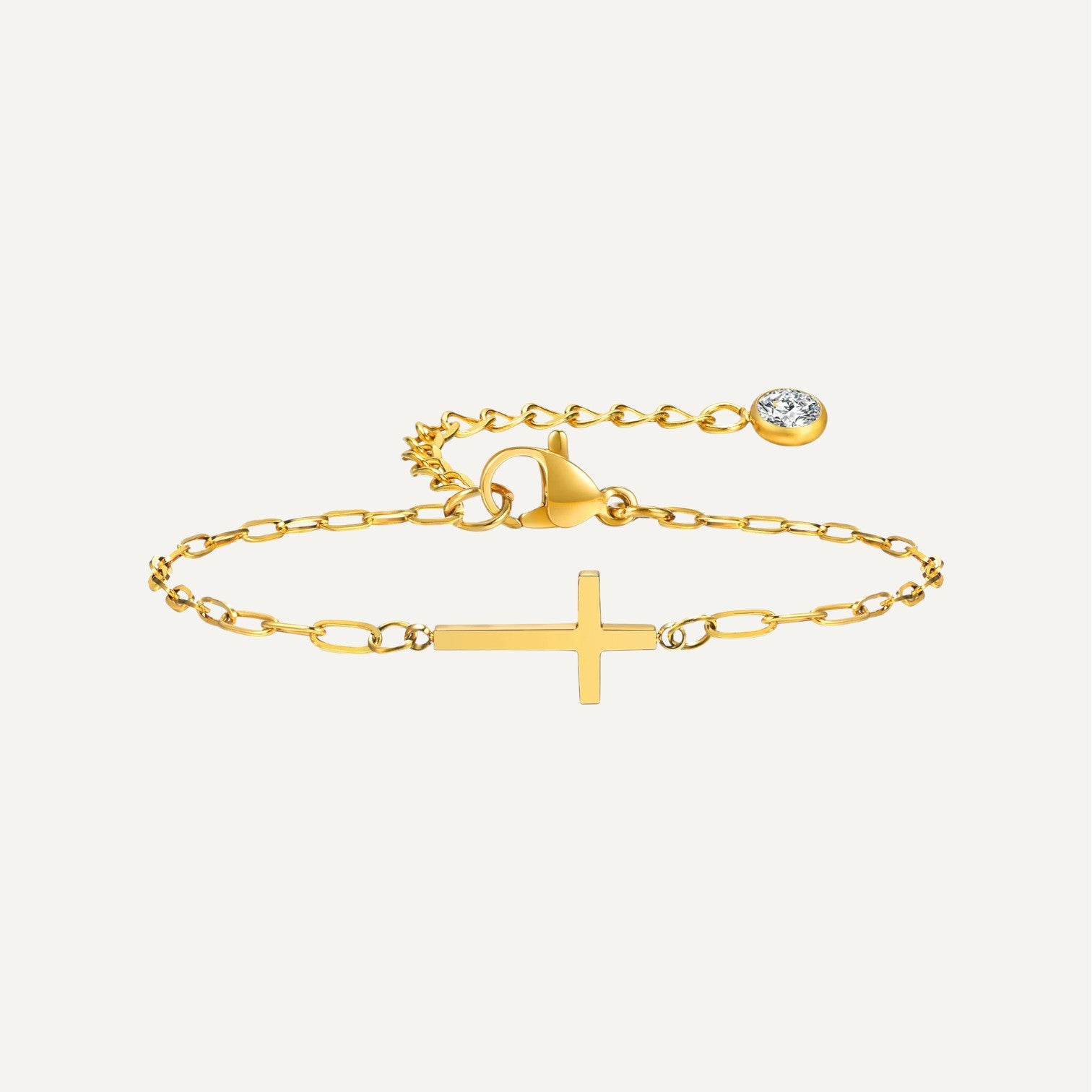 Armband mit Horizontalem Kreuz